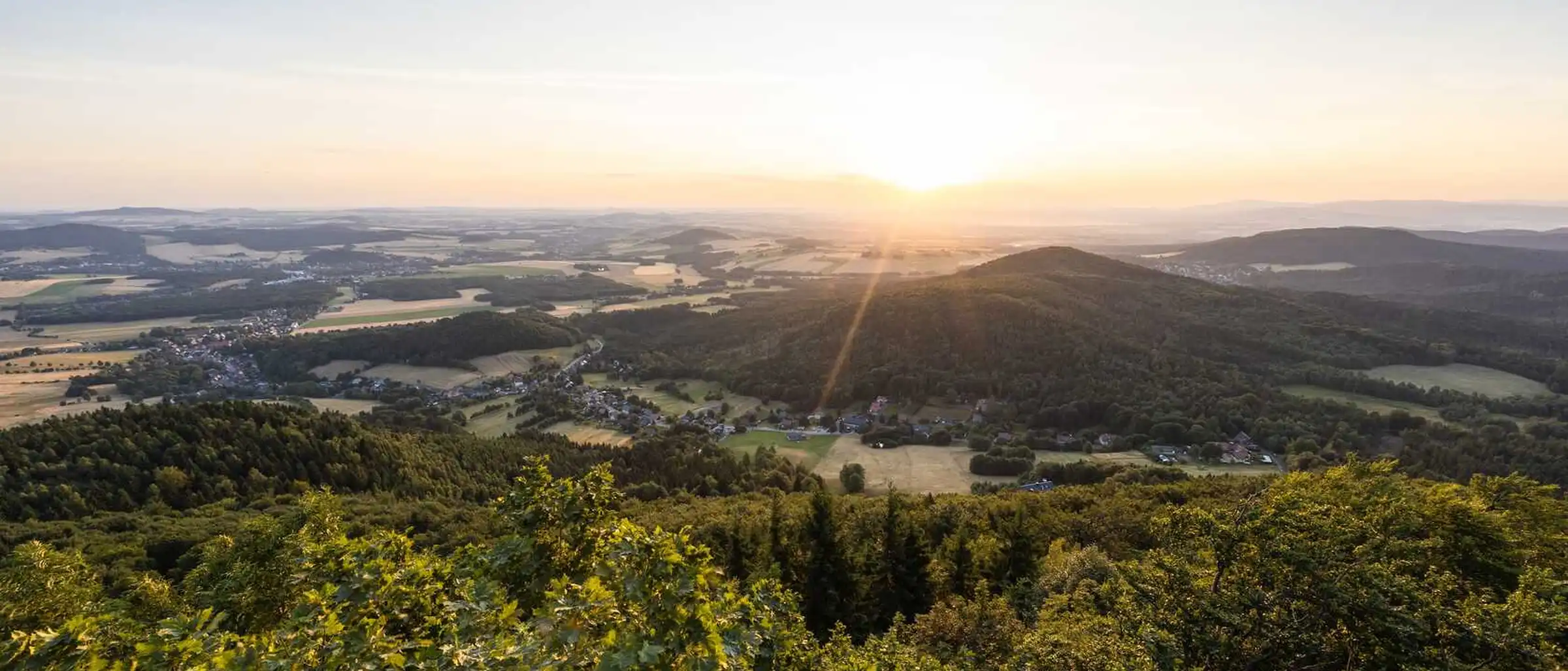 Blick auf den Naturpark Zittauer Gebirge